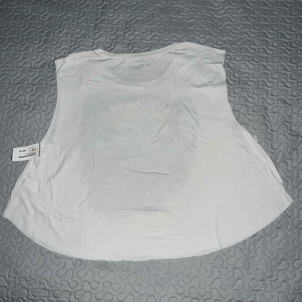 NWT Obey Ride the winds skull loose tank top shirt cut off raw hems large - Picture 5 of 5